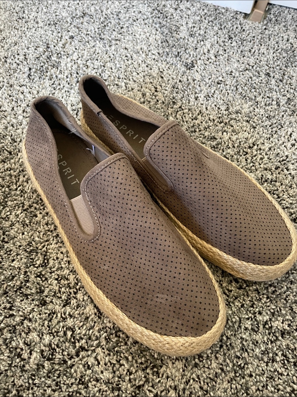 Espirit Nadine Taupe Espadrilles 9 - Picture 2 of 8